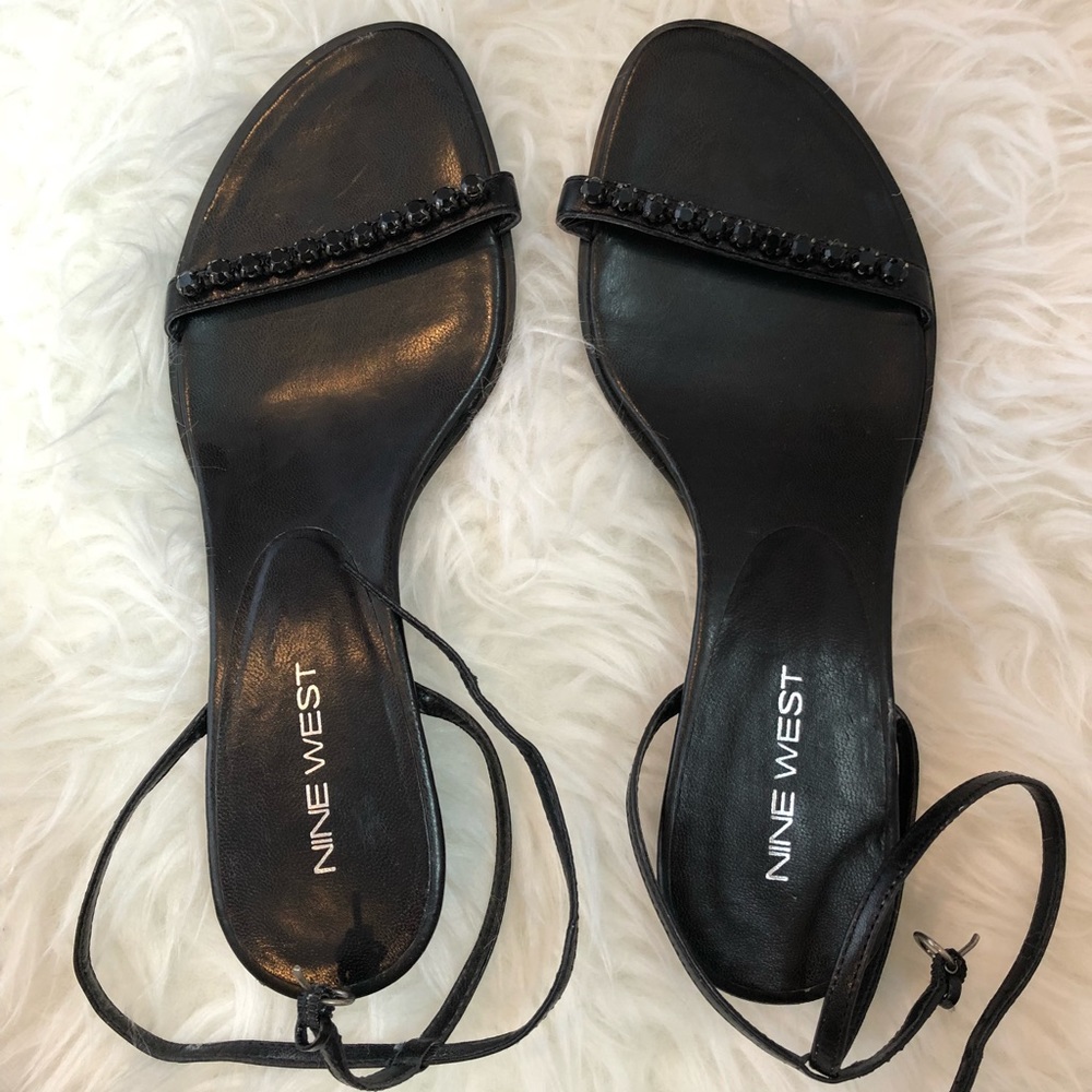 NINE WEST Kitten Heel Sandal